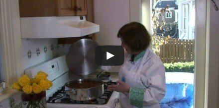Cooking Video: Hanukkah Sweet and Sour Cabbage Soup with Dill